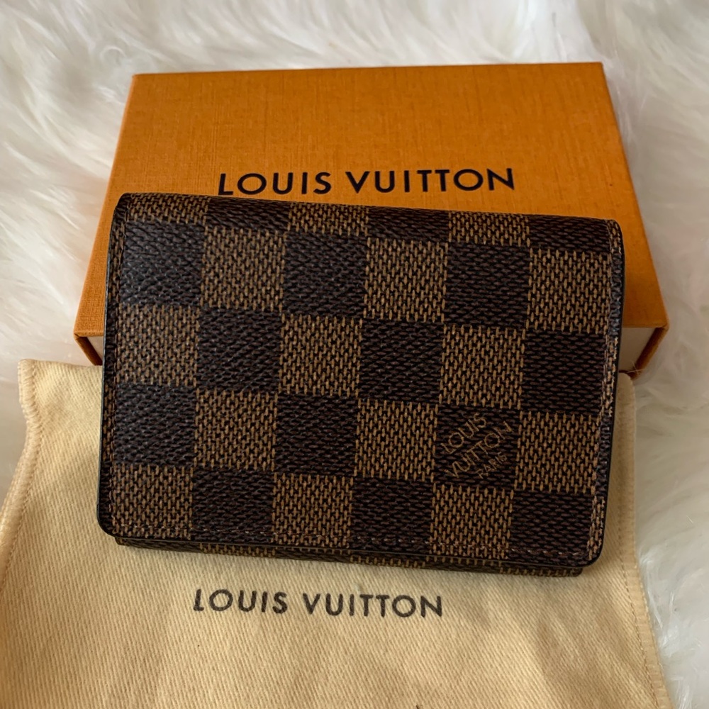 Louis Vuitton Damier Ebene Business Card Case💳💝 - Picture 2 of 14